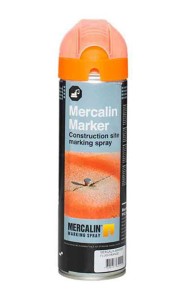 Mercalin Merkkausmaali Fluor Orans 500ml