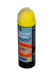 Mercalin Merkkausmaali Fluor Kelt 500 ml