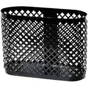 Polkupyörän etukori aisalla (musta)