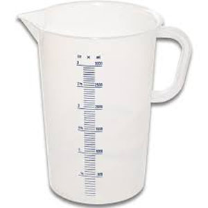 Mittakannu 3000 ml 444-081 muovia