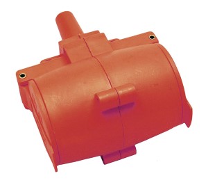 Jatkopistorasia Opal 2-os. IP44 punainen