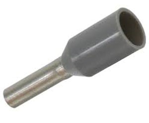 JOHDONPÄÄHYLSY HARMAA 4,0MM2X9MM