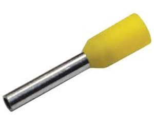 JOHDONPÄÄHYLSY KELTAINEN 1,0MM2X8MM