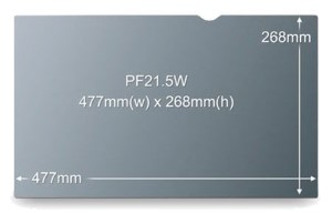 Tietoturvasuoja PF21.5W (477 x 268 mm)