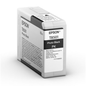 Mustepatruuna Epson T8501 valokuvamusta