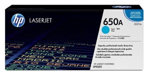 Laserkasetti HP 650A cyan