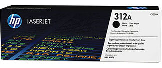 Laserkasetti HP 312A musta