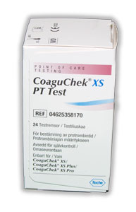 Testiliuska, CoaguChek XS PT Test Testiliuska, CoaguChek XS PT Test