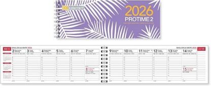 Pöytäkalenteri Protime 2 eko 2026