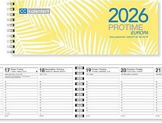 Pöytäkalenteri Protime Europa eko 2026