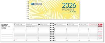 Pöytäkalenteri Protime Europa eko 2026