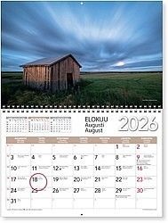Seinäkalenteri Suomalaisia maisemia 2026