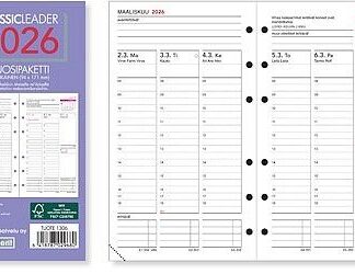 Vuosipaketti Classic -kansioon 2026