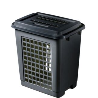 Likapyykkikori 45L tummanharmaa