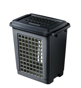 Likapyykkikori 45L tummanharmaa