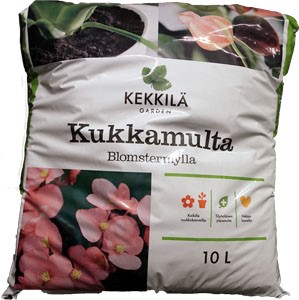 Kukkamulta 10l (sisäkäyttöön)