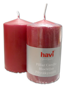 Pöytäkynttilä 13 x 6 cm, punainen