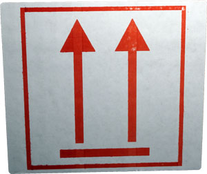 Nuolet ylöspäin -tarra (500 kpl)