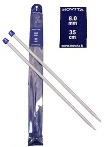 Neulepuikot 35cm, 8.0 mm