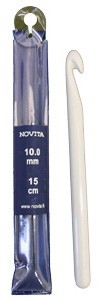 Virkkuukoukku 15cm, 10.0 mm