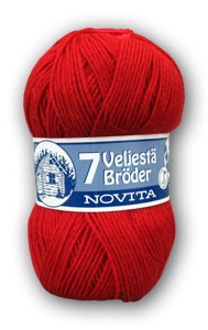 Villalanka Regia 6-ply, punainen