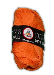 Puuvillalanka oranssi (50 g)