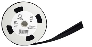 Vinonauha 20mm, musta