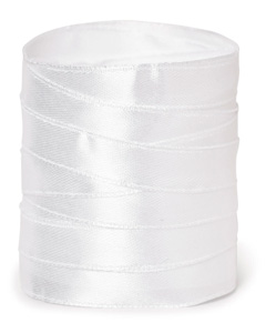 Satiininauha 10mm, valkoinen