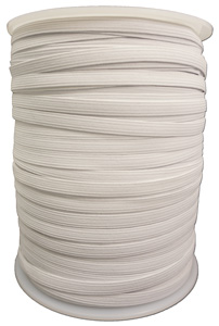 Kuminauha valkoinen 7mm (50m) Kuminauha valkoinen 7mm (50m)