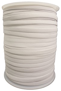 Kuminauha valkoinen 7mm (50m)
