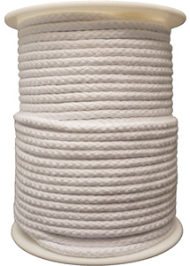 Puuvillanyöri 5mm valk. (25 m)