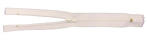 Vetoketju 20cm, valkoinen