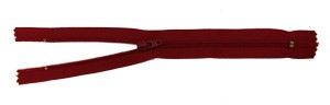Vetoketju 20cm, punainen