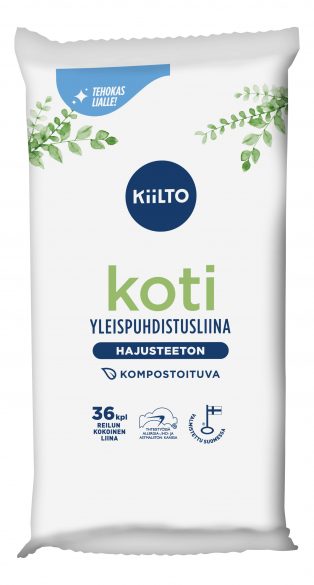 Kodinpuhdistusliina Kiilto, hajusteeton