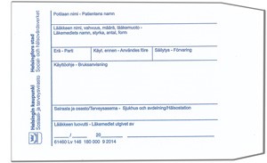 Lääkepussi 90 x 120 mm LV146