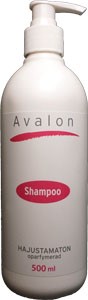 Hiusten pesuaine Avalon 500ml pumppuplo