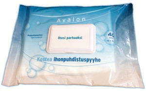 Ihon pesupyyhe hajuton kostea