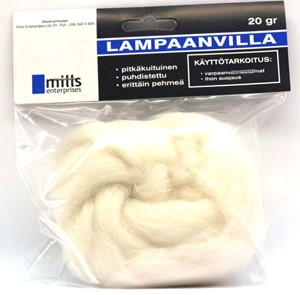 Lampaanvilla 100g, puhdistettu hoitokäyt