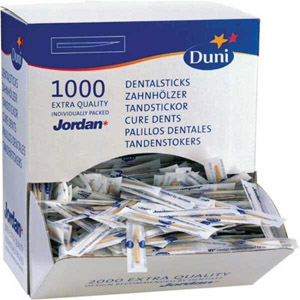 X Hammastikku Jordan 1000 yksitt.pakattu