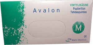 Käsine, tutkimuskäsine Avalon vinyyli M