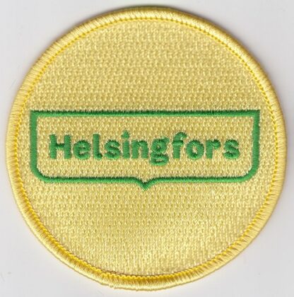 X Helsingfors-kangasmerkki, keltainen