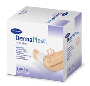 Laastari Dermaplast 6 cm x 5 m kuituk.
