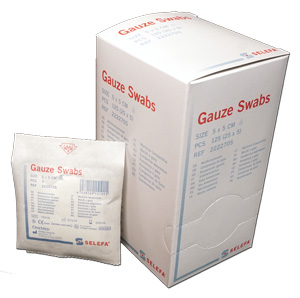 Harsotaitos Selefa 5x5cm 8krs steriili Harsotaitos Selefa 5x5cm 8krs steriili