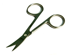 Sakset, aikuisten kynsisakset 10cm käyrä