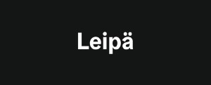 Linjastokyltti Leipä