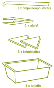 Ompeleenpoistopakkaus ster Evercare Ompeleenpoistopakkaus ster Evercare