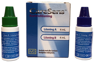 Kontrolliliuos A ja B CareSens N