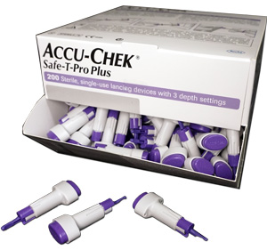 Lansetti Accu-Chek mininäytteenottolaite