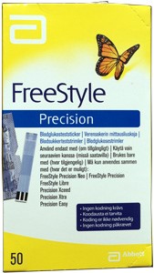 Verensokeritestiliuskat FreeStyle Precis
