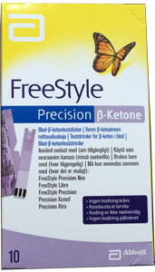 Veren ketoaineliuskat FreeStyle Precisio Veren ketoaineliuskat FreeStyle Precisio